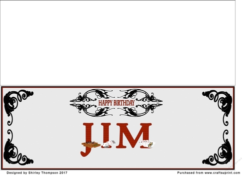 Games large DL name card (Jim)