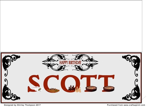Games large DL name card (Scott)
