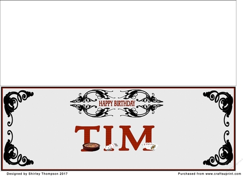 Games large DL name card (Tim)