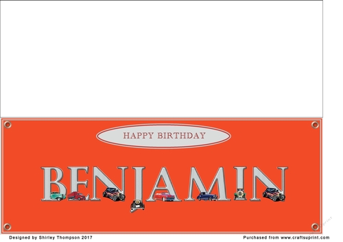 Large DL name card (Benjamin)
