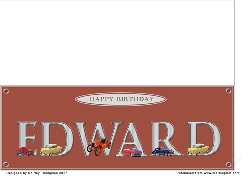 Large DL name card (Edward)
