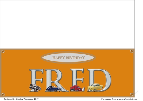 Large DL name card (Fred)
