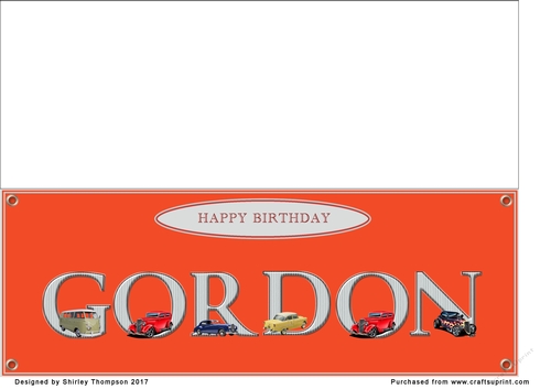 Large DL name card (Gordon)