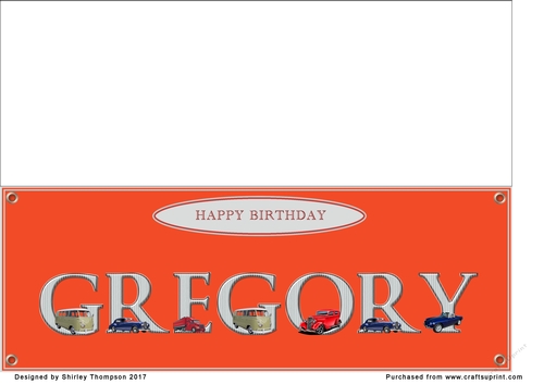 Large DL name card (Gregory)