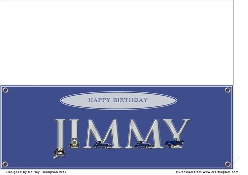 Large DL name card (Jimmy)