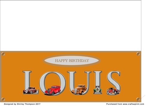 Large DL name card (Louis)