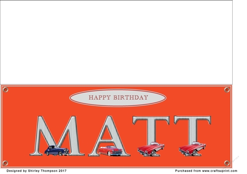 Large DL name card (Matt)