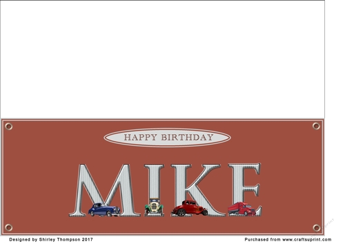 Large DL name card (Mike)