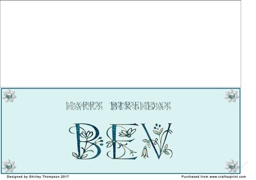 Large DL name card (Bev)