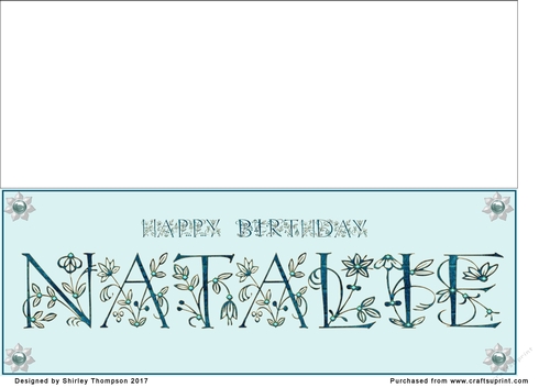Large DL name card (Natalie)
