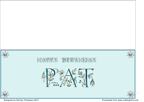 Large DL name card (Pat)