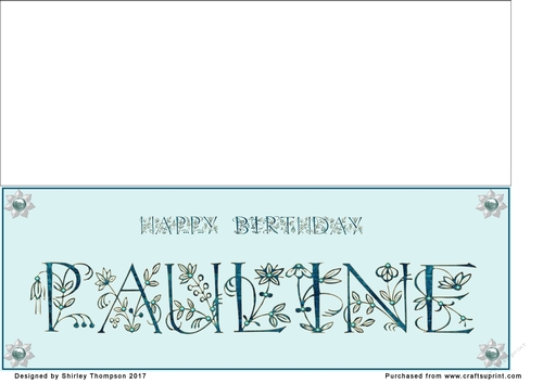Large DL name card (Pauline)