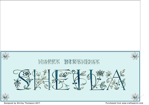 Large DL name card (Sheila)