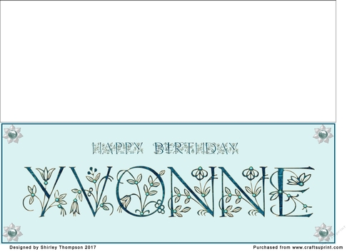 Large DL name card (Yvonne)