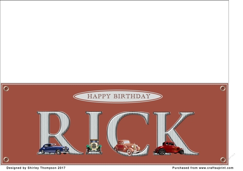 Large DL name card (Rick)