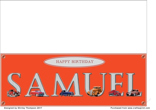 Large DL name card (Samuel)