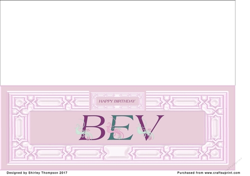 Pink DL name card (Bev)