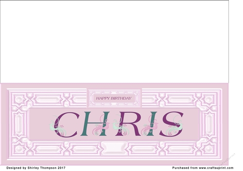 Pink DL name card (Chris)