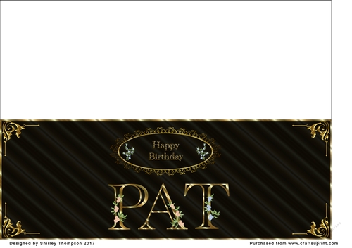 Black & Gold DL name card (Pat)