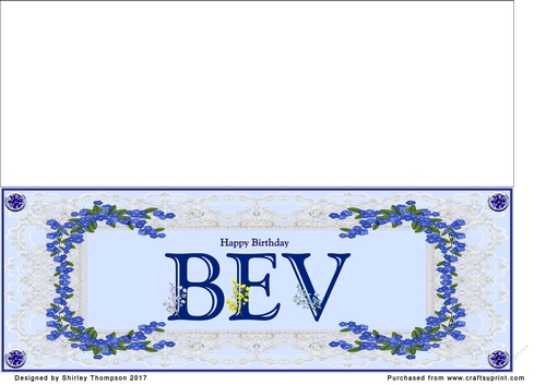 Blue DL name card (Bev)