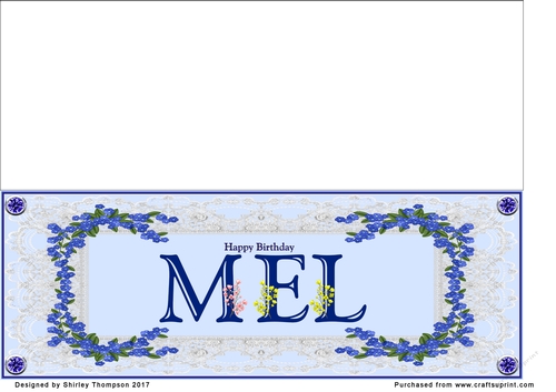 Blue DL name card (Mel)