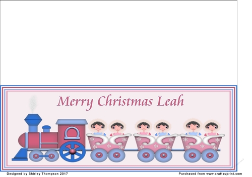 Eskimo kids DL name card (Leah)