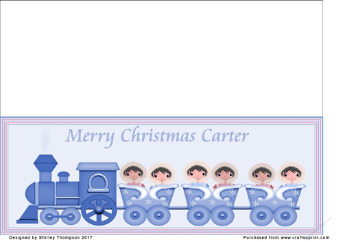 Eskimo kids DL name card (Carter)