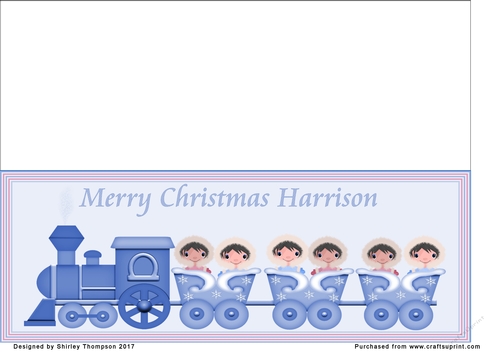 Eskimo kids DL name card (Harrison)
