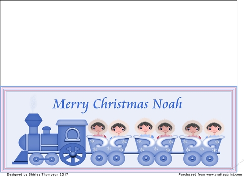 Eskimo kids DL name card (Noah)