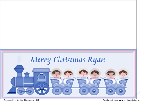 Eskimo kids DL name card (Ryan)