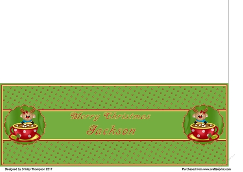 Green hot cocoa DL card (Jackson)