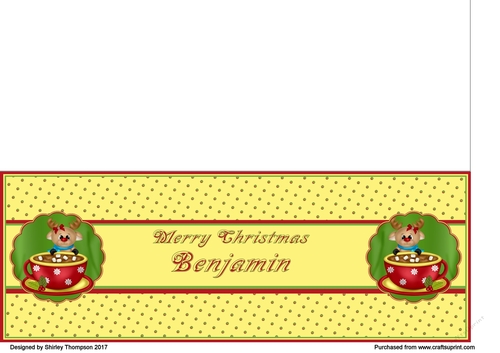 Yellow hot cocoa DL card (Benjamin)