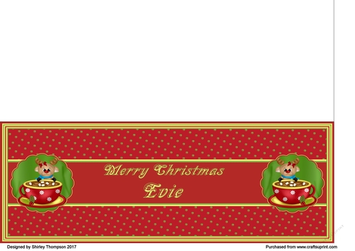 Red hot cocoa DL card (Evie)