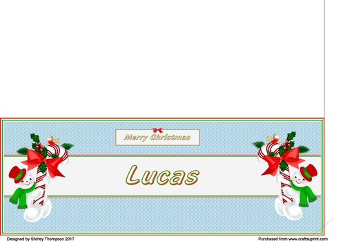 Snowman DL card (Lucas)