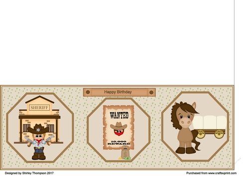 Wild West boy DL card
