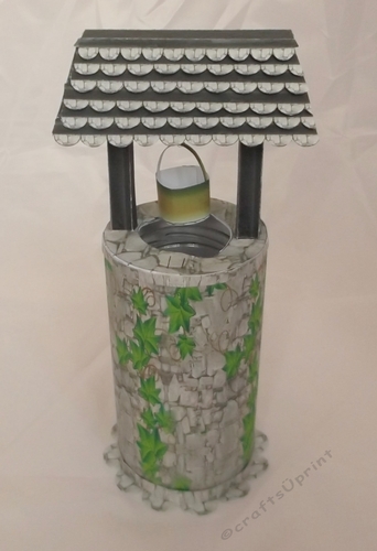 Jam jar wishing well money box
