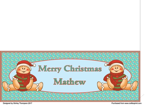 Gingerbread men DL card (Mathew)