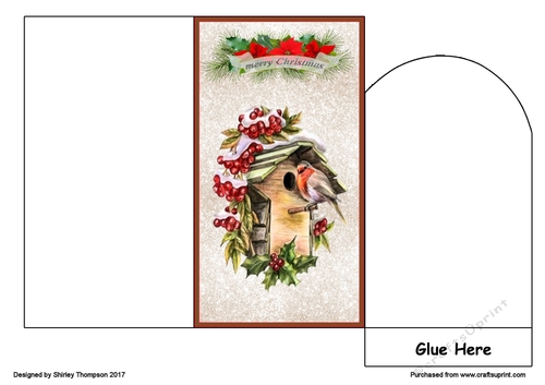 Christmas robin money wallet.