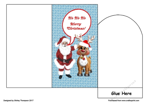 Santa & Rudolf money wallet