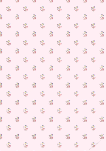 A4 pink backing paper with a baby girl swinging from a star.