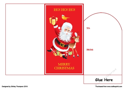 Santa money wallet