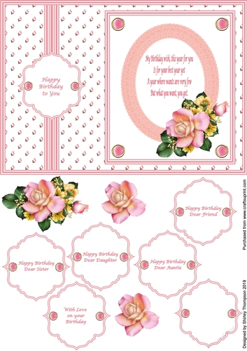 A5 tent fold step by step card front