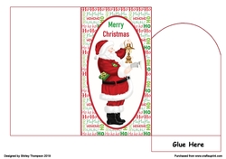 Santas list money wallet