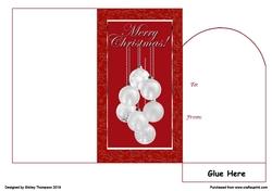 Silver baubles money wallet
