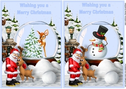Two A5 quick card toppers