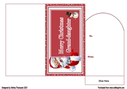 Santa money wallet (Grand-daughter)