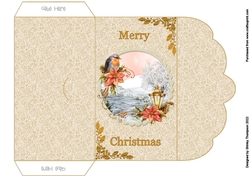 Robin framed scene money wallet.