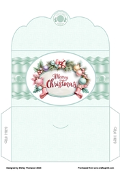 Aqua basket weave money wallet.