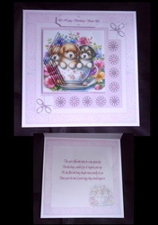 7 x 7 cute pups in a cup mini kit.