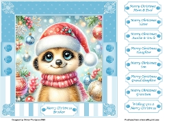 8 x 8 cute meerkat quick card front.1